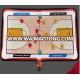 zipper basketball coaching book, Zippered tactics board basketball magnetic coaching board