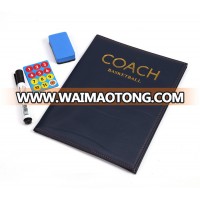 Notebook style basketball tactic board, strategy notebook